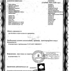 shungite certificate 2